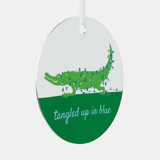 ブルーオーナメント メタルオーナメント (正面右)