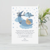 ブルーオーバーザムーンスリーピングベアサンキューカード サンキューカード (スタンド正面)