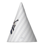 ブルーオールスタースポーツ野球誕生日パーティー パーティーハット (右)