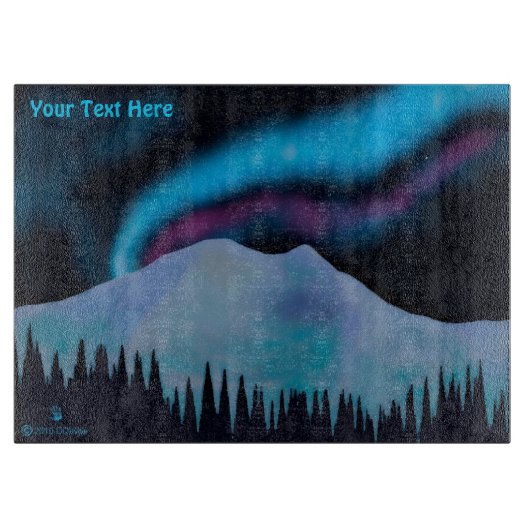 ブルーオーロラ カッティングボード (正面)