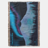 ブルーオーロラ スローブランケット (正面縦)