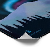 ブルーオーロラ ポスター (角)