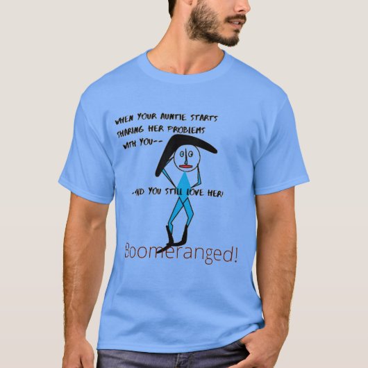 ブルーオーンティラブ長袖 Tシャツ (正面)