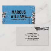 ブルーオ絵を描バーグラフィティ 名刺 (正面/裏面)