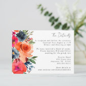 ブルーオ鮮やかレンジレッド植物学 エンクロージャーカード (スタンド正面)