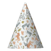 ブルーカウボーイウェスタン誕生日 パーティーハット (裏面)