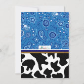 ブルーカウボーイサンキューノート サンキューカード (裏面)