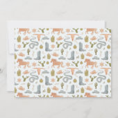 ブルーカウボーイベビー写真誕生のお知らせ 案内状 (裏面)