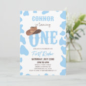 ブルーカウボーイONEファースト・ロデオ1歳パーティー 招待状 (スタンド正面)