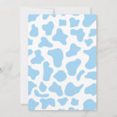 ブルーカウボーイONEファースト・ロデオ1歳パーティー 招待状 (裏面)