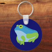 ブルーカエル キーホルダー (正面)
