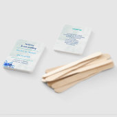 ブルーカエレガントスタムウェディングプログラム ハンドファン (組立なし)