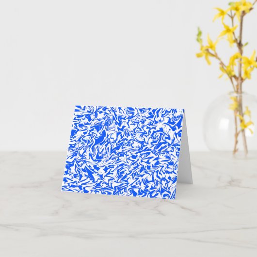 ブルーカオス….. カード (黄色い花)