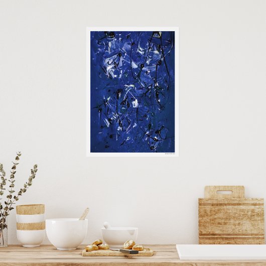 ブルーカオス ポスター (キッチン)