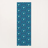 ブルーカカラ、スロートチャクラ、ヴィシュダヨガマット ヨガマット (裏面)