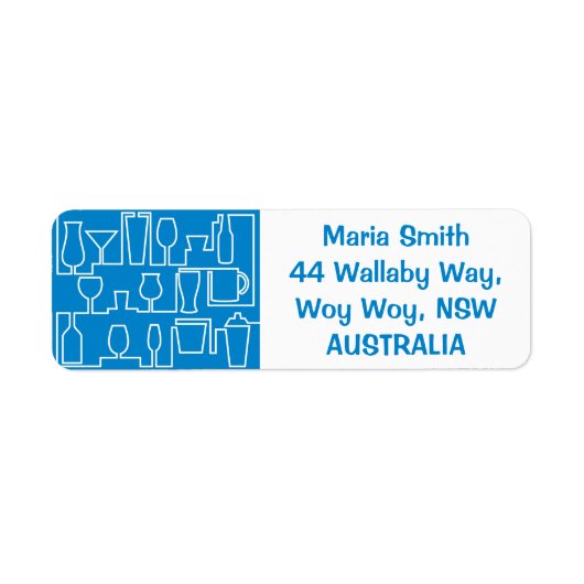 ブルーカクテルパーティー ラベル (正面)