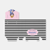 ブルーカクテル王室のドレスを着た女性 フェイバーボックス (折り畳みなし)