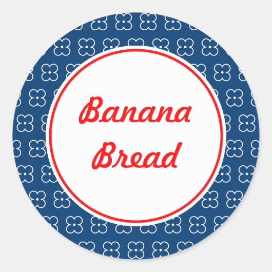 ブルーカスタムキッチンシール ラウンドシール (正面)