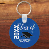 ブルーカスタムシニアクラス2021有利キーチェーン キーホルダー (正面)
