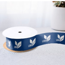 ブルーカスタムビジネスロゴ