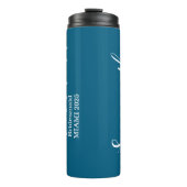 ブルーカスタムブライズメイド名 タンブラー (正面)