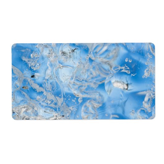 ブルーカッコいいアイスバーグ ラベル (正面)