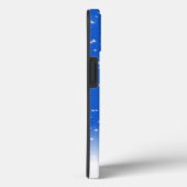 ブルーカッコいいテクスチャオッターボックスiPhoneケース Case-Mate iPhoneケース (裏面 / 右)