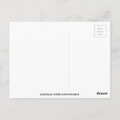 ブルーカッコいいプールパーティーサマービブ ポストカード (裏面)