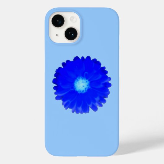 ブルーカッコいいマリゴールド Case-Mate iPhoneケース (裏面)