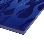 ブルーカッコいいレーシングフレイズ カッティングボード (角)