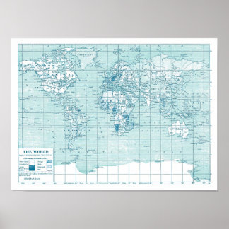 ブルーカッコいいワールド ポスター