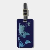 ブルーカッコいいワールド ラゲッジタグ (正面縦)
