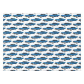 ブルーカッコいい1959クラシック車 テーブルクロス (正面(横))