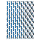 ブルーカッコいい1959クラシック車 テーブルクロス (正面)