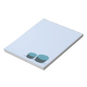 ブルーカップケーキ ノートパッド (回転)