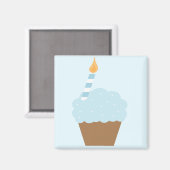 ブルーカップケーキ マグネット (正面/裏面)