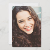 ブルーカドゥセウスナース卒業の招待 招待状 (裏面)