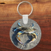 ブルーカニのキーチェーン キーホルダー (正面)