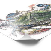 ブルーカニアートフォトプリント フォトプリント            (角)