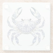 ブルーカニガラスのコースター ガラスコースター (裏面)