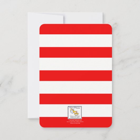 ブルーカニサマー航海のパーティの招待状 招待状 (裏面)