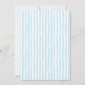 ブルーカニシーフードドードルビーチリハーサルディナー 招待状 (裏面)