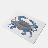 ブルーカニドアマット ドアマット (アングル)