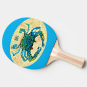 ブルーカニ卓球ラケット 卓球ラケット (横)