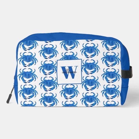 ブルーカニ模様 ドップキット (裏面)