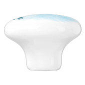ブルーカニ水カラービーチ セラミックノブ (側面)