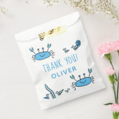 ブルーカニ海獣ボーイサンキュー誕生日 フェイバーバッグ (封をした状態)