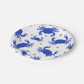 ブルーカニ紙プレート ペーパープレート (アングル)