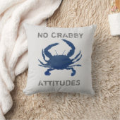 ブルーカニ航海のノクラビー態度 クッション (ブランケット)