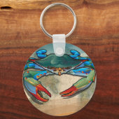 ブルーカニ キーホルダー (正面)